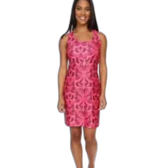 Stonewear Lyra DryFlex Lite Athletic Exercise Tank Dress Red Pink Size Small - Picture 1 of 8